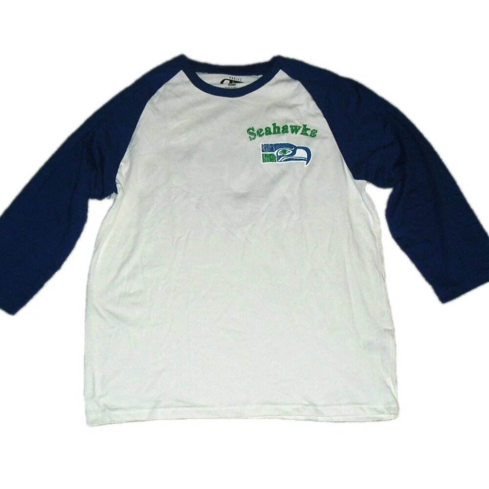 Seattle Seahawks Mens Raglan 3/4 Sleeves Shirt sz. Medium Darius Rucker NFL New